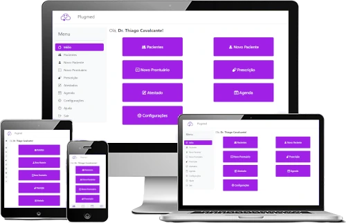 Prontuario Eletronico da Plugmed em todos os dispositivos
